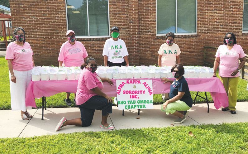 Sorority serves seniors